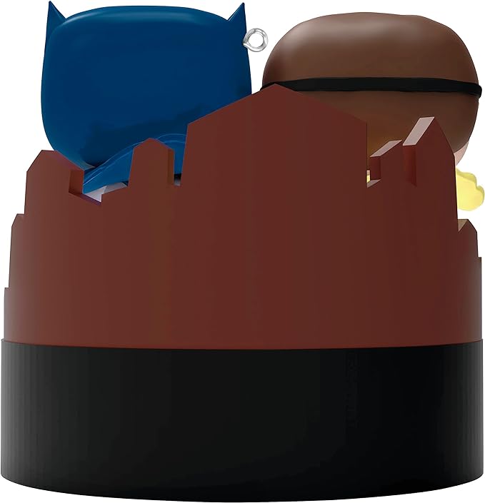 Batman & Robin Funko Pop - Magic Light and Sound Hallmark Christmas Tree Ornament 2023