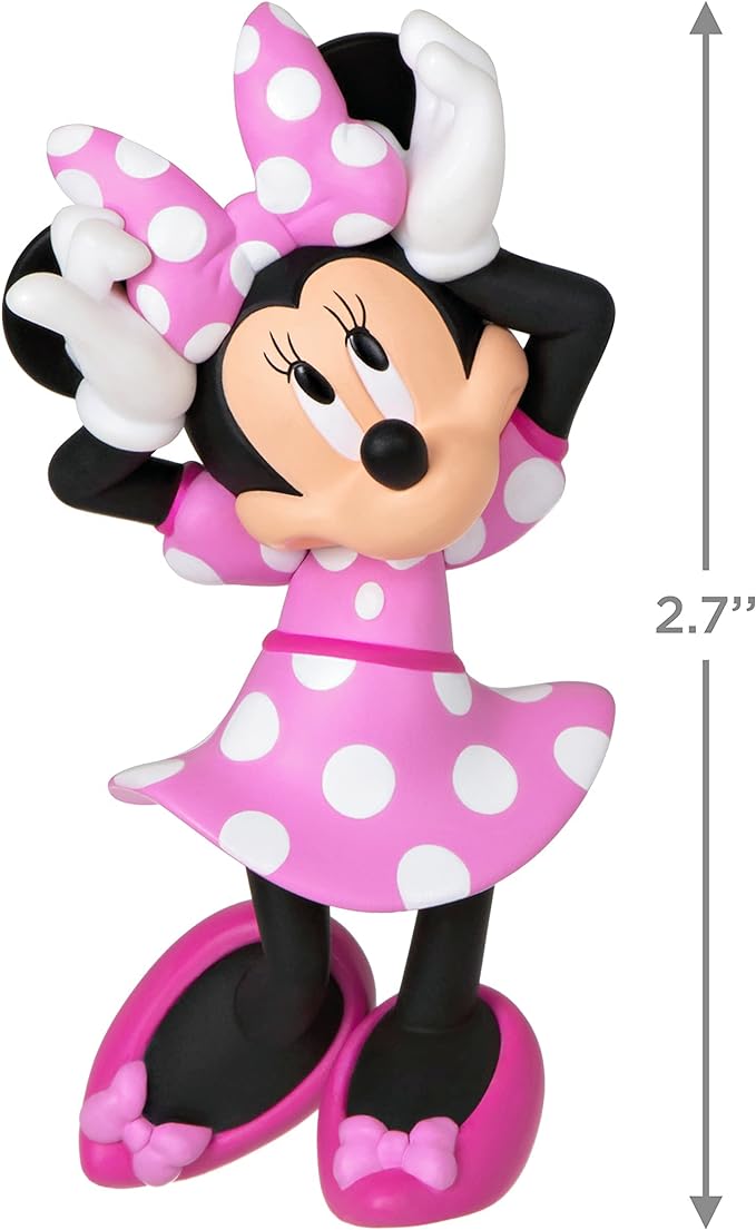 Polka-Dot Perfectt Minnie Mouse - Hallmark Keepsake Christmas Tree Ornament 2023