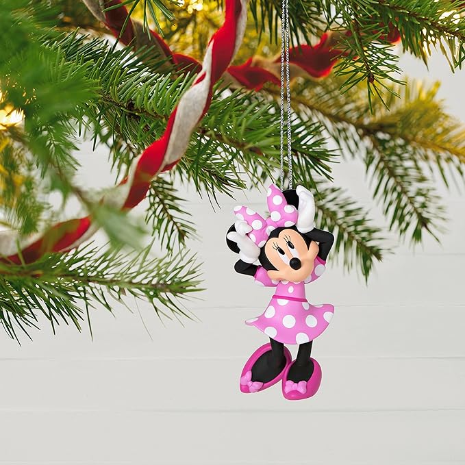 Polka-Dot Perfectt Minnie Mouse - Hallmark Keepsake Christmas Tree Ornament 2023