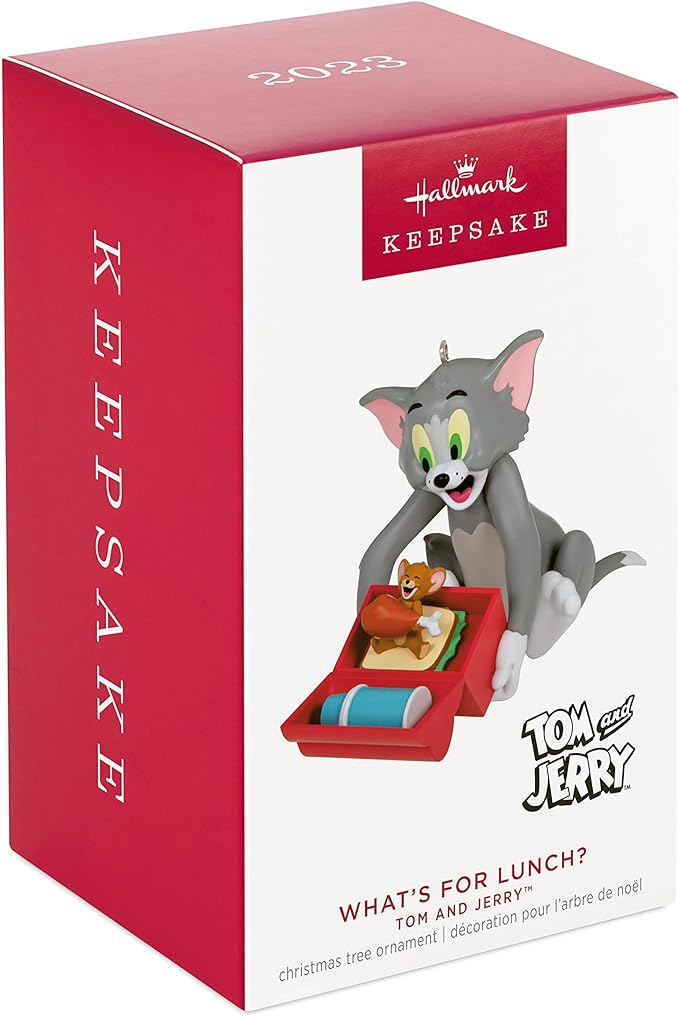 Tom and Jerry What's For Lunch - Hallmark Keepsake Christmas Tre Ornament 2023