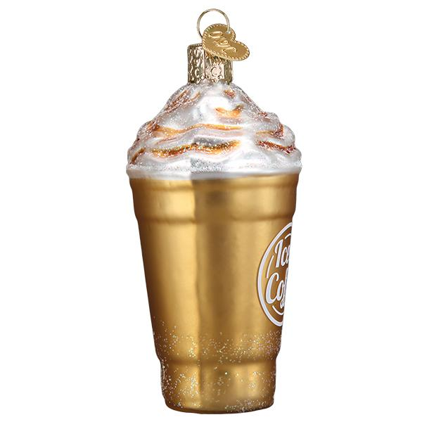 Blended Iced Coffee - Blown Glass Tree Ornament by Old World Christmas