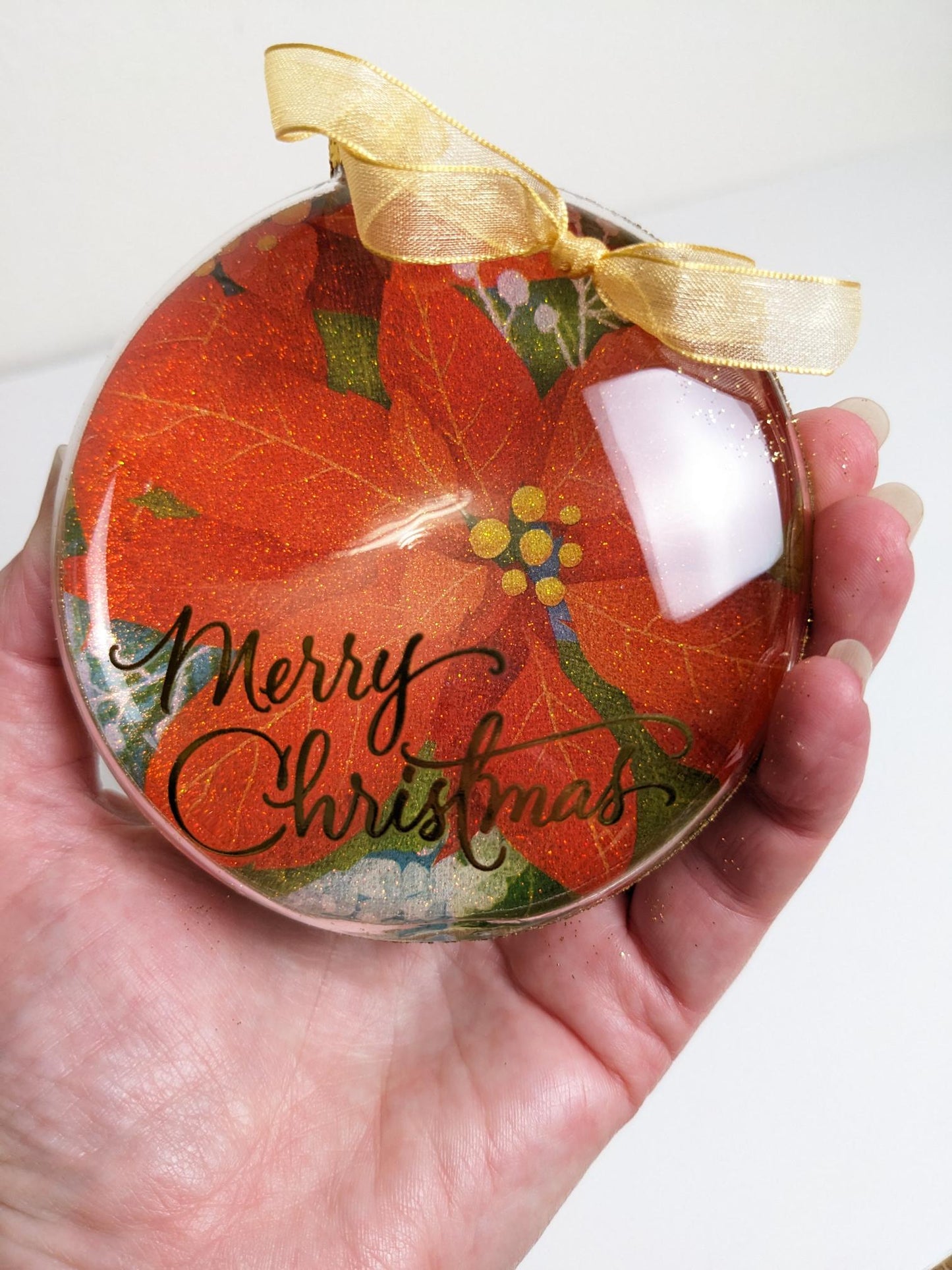 Poinsettia 'Merry Christmas' - Hallmark Keepsake Ornament 2017