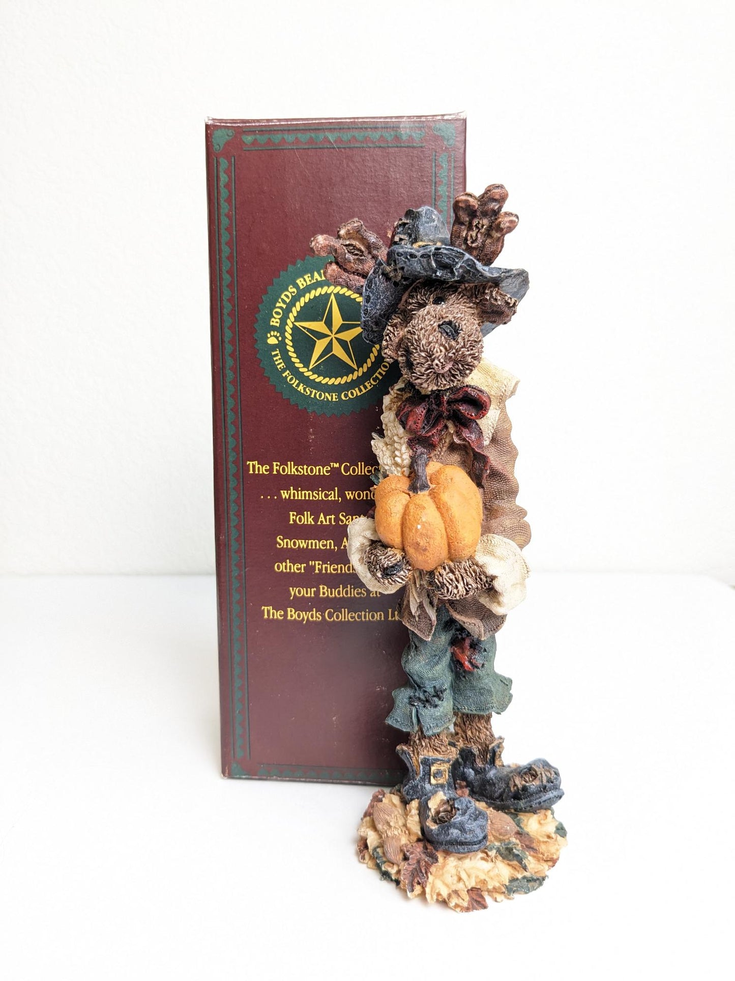 Mooseman The Pilgrim Figurine by Boyds Bears & Friends
