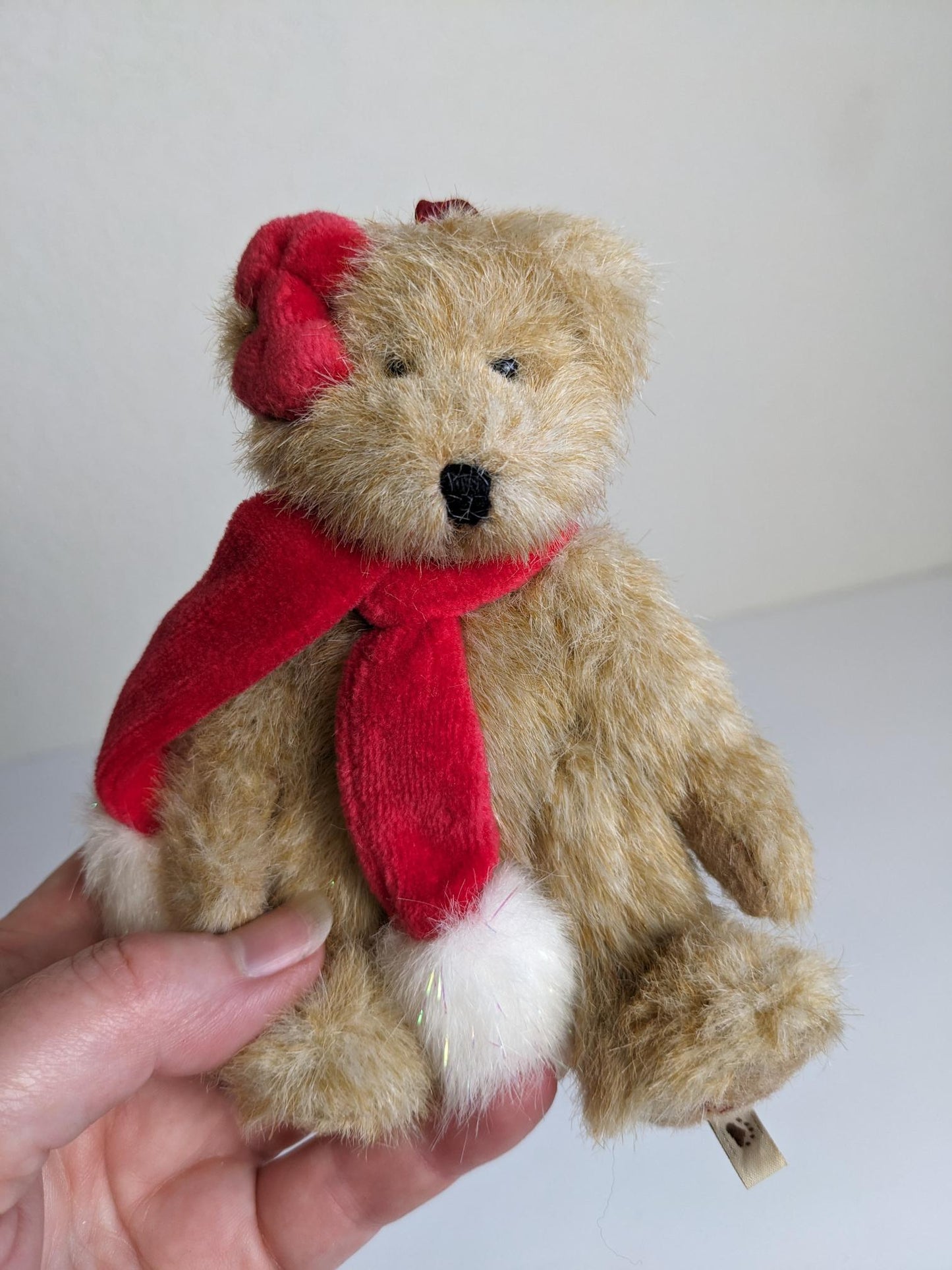 Boyds Bear Macy's Teddy Stuffed Animal Christmas Ornament