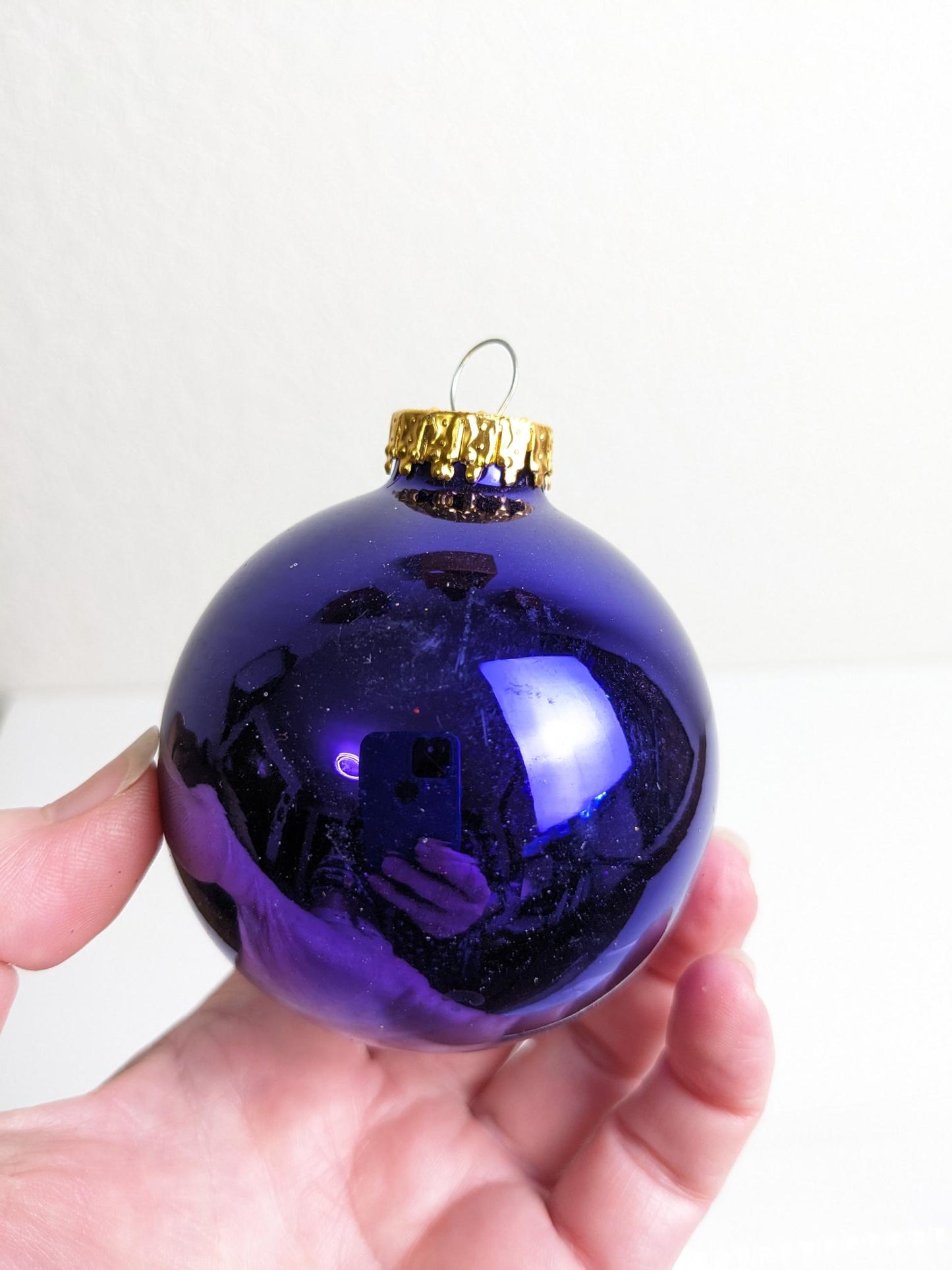 Purple Christmas Ornament Set