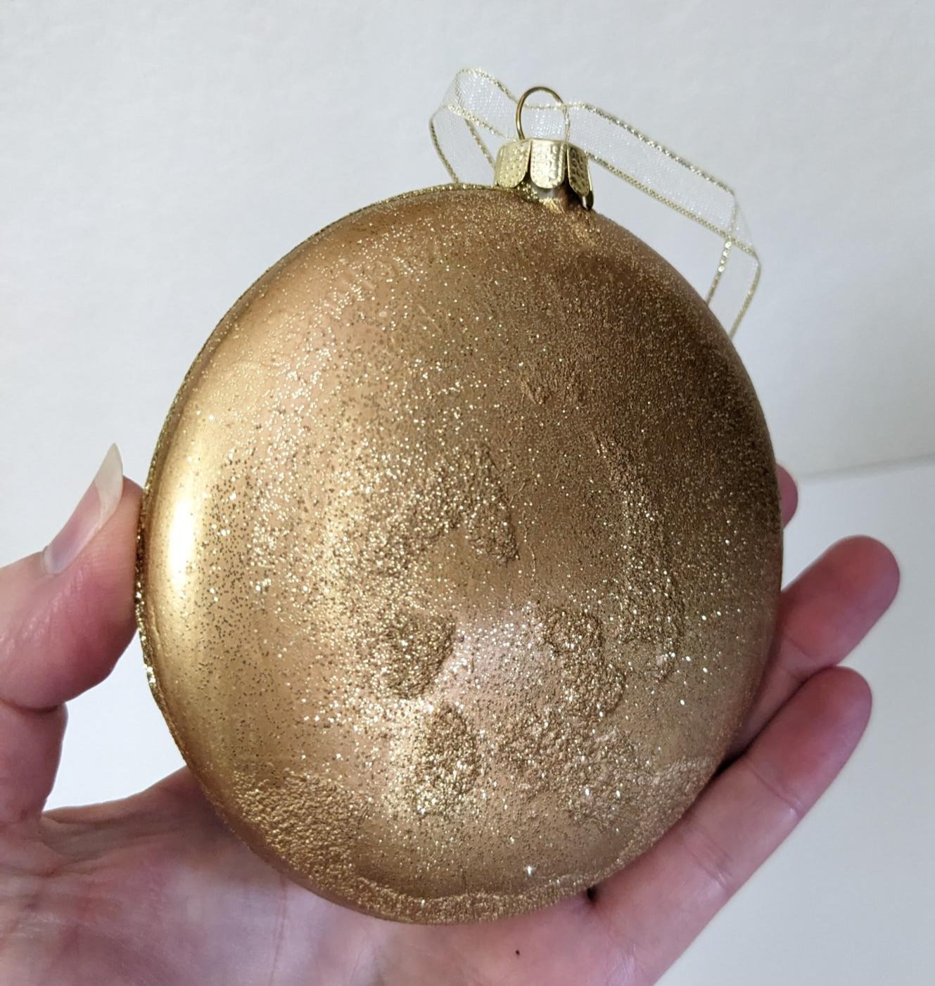 Nativity Glass Christmas Ornament