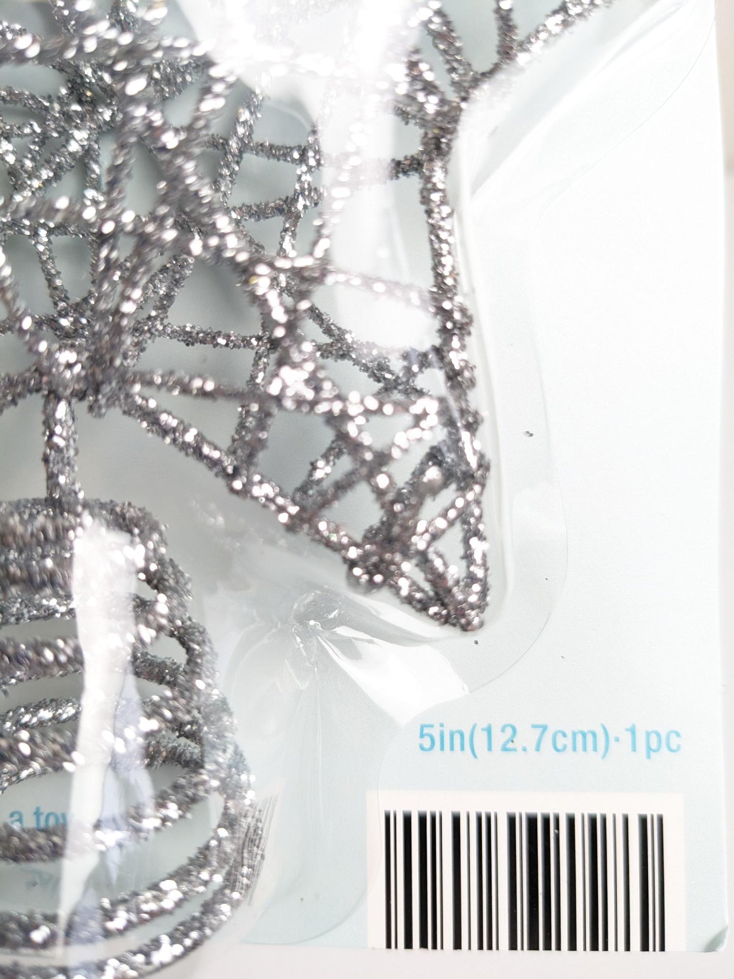 Silver Star Christmas Tree Topper