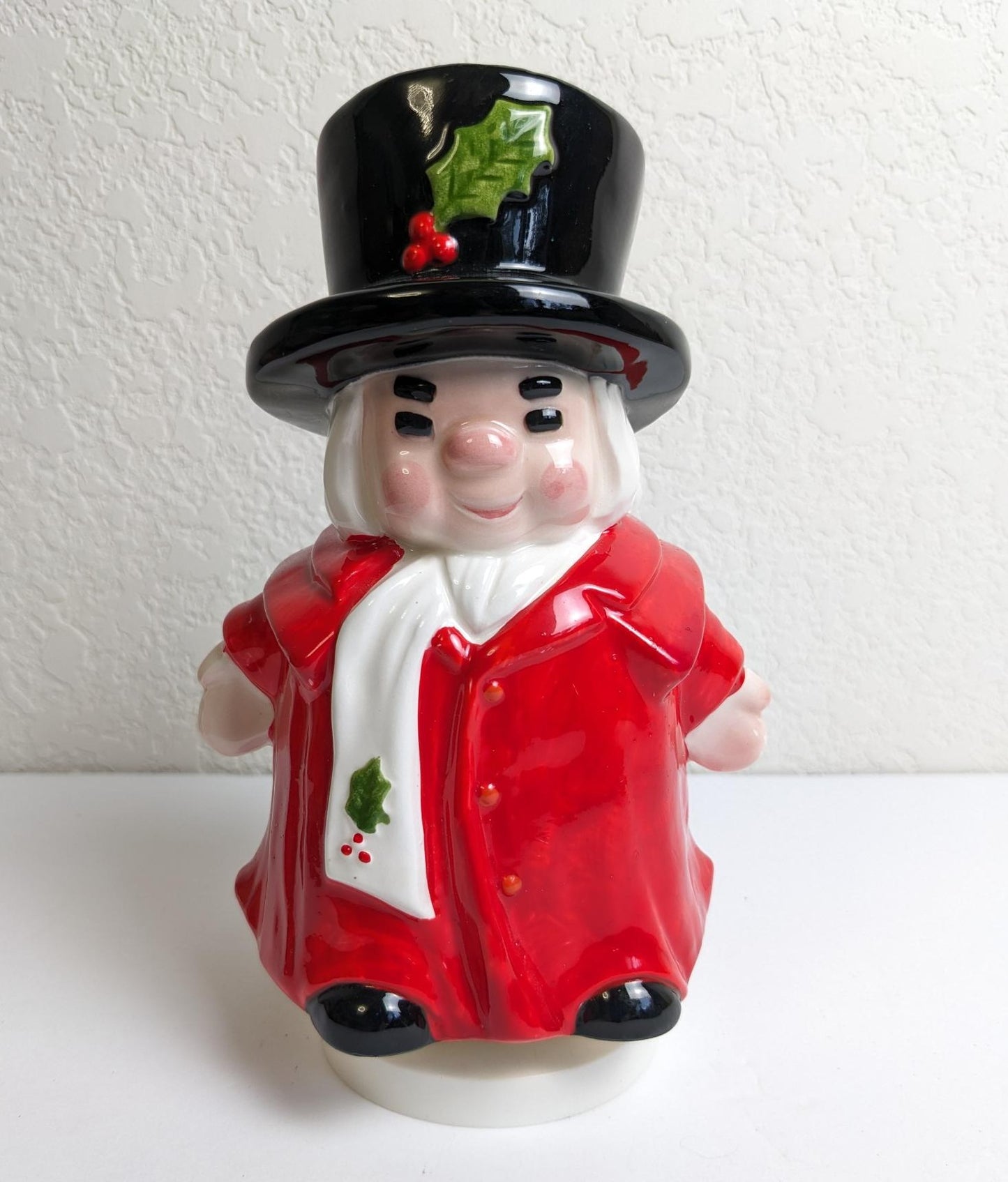 Vintage Marshall Fields Uncle Mistletoe Christmas Music Box