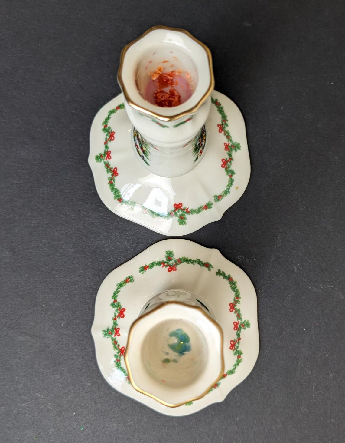 Lenox The Joy of Christmas Vintage 1993 Candlesticks