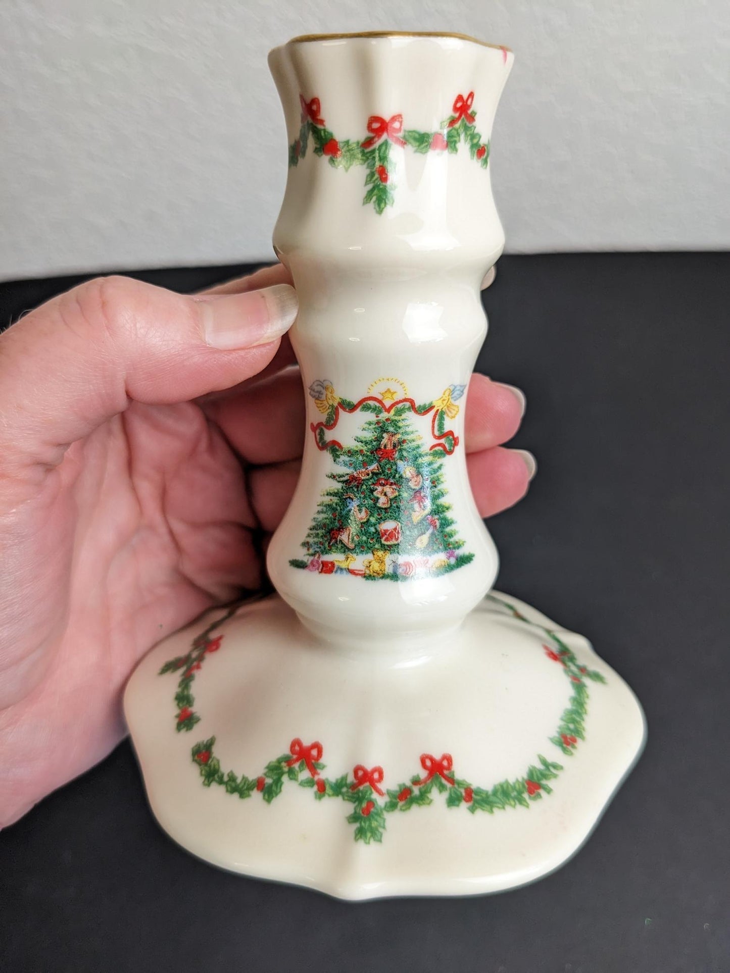 Lenox The Joy of Christmas Vintage 1993 Candlesticks