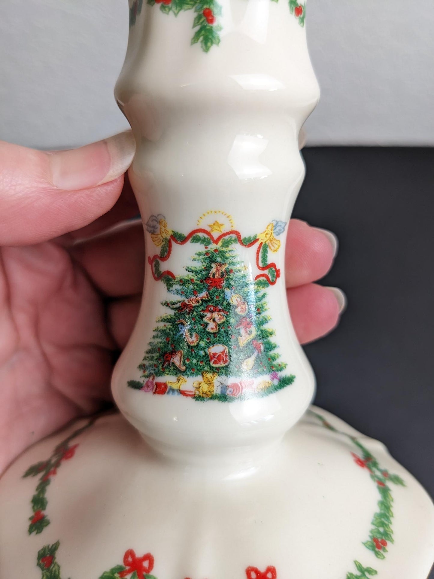 Lenox The Joy of Christmas Vintage 1993 Candlesticks