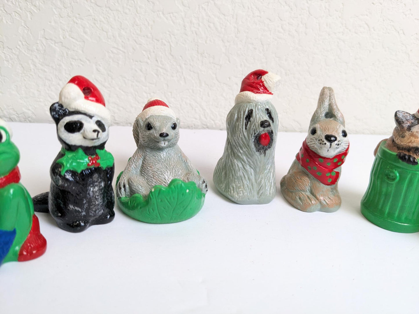 Vintage Wee Crafts Christmas Creatures Ornament Set
