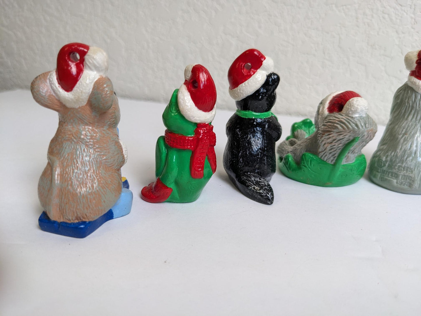 Vintage Wee Crafts Christmas Creatures Ornament Set