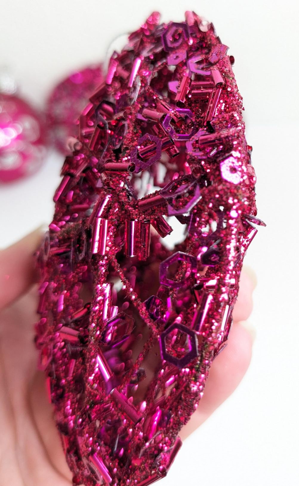 Hot Pink Christmas Ornaments
