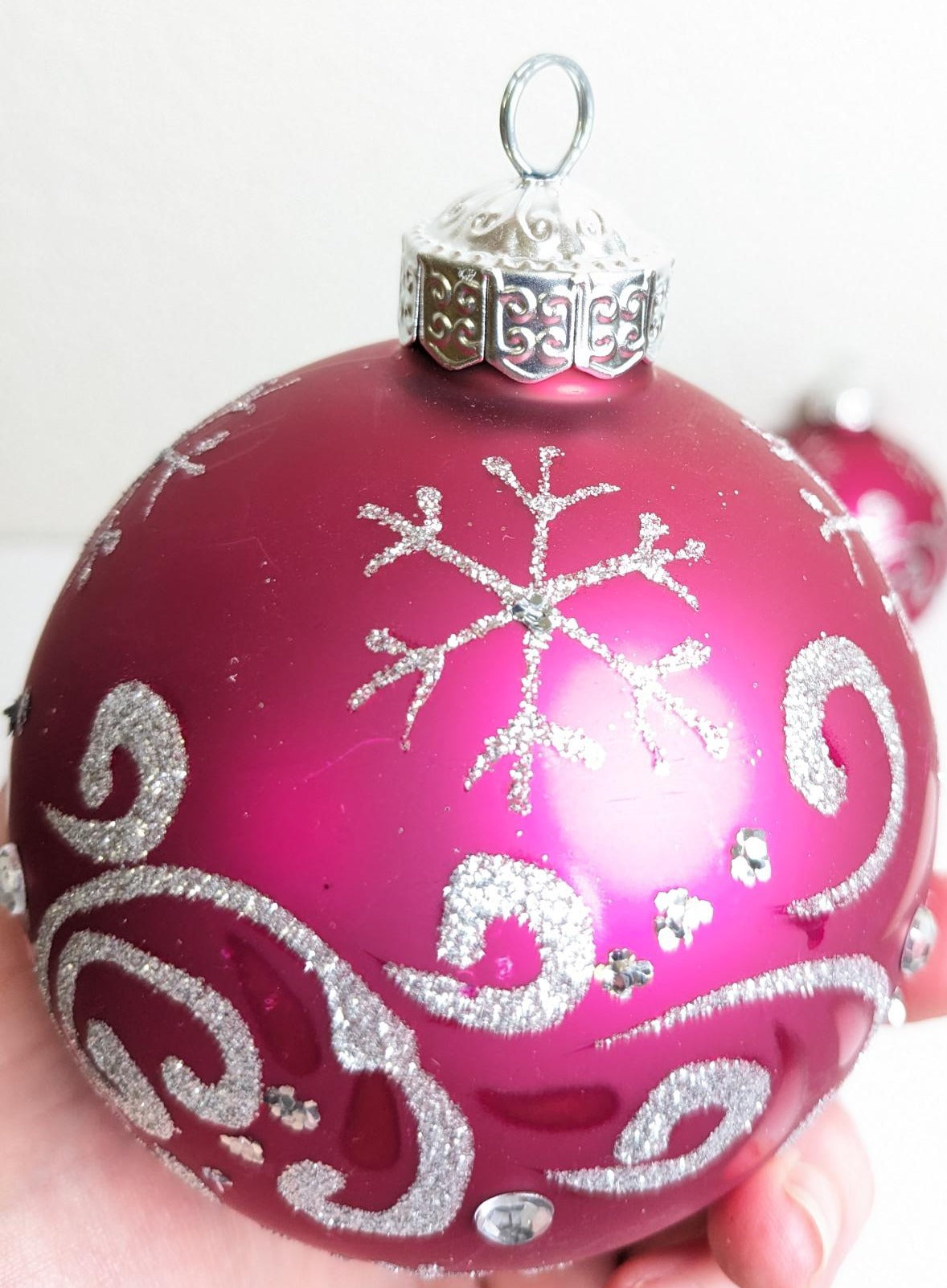 Hot Pink Christmas Ornaments