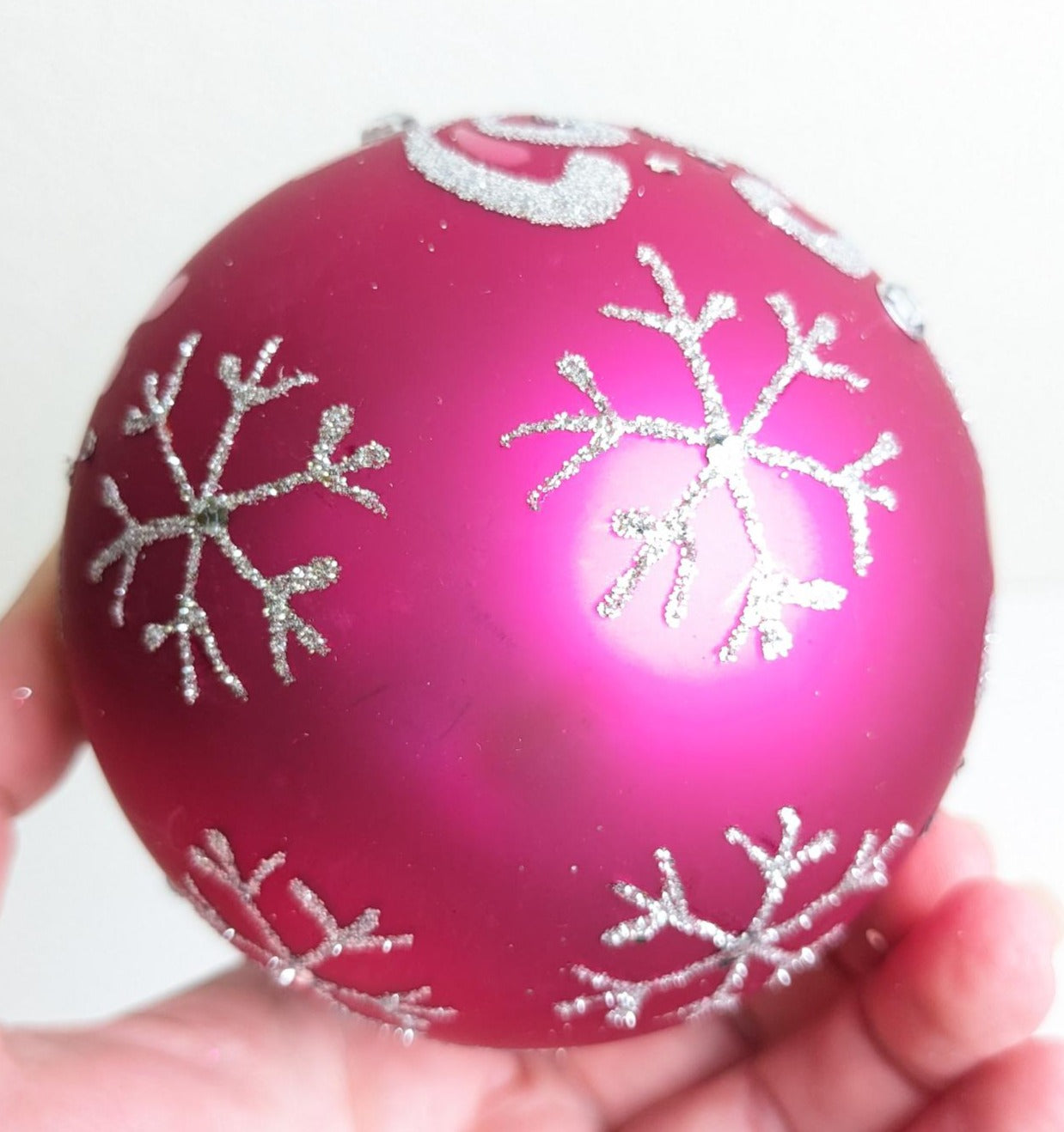 Hot Pink Christmas Ornaments