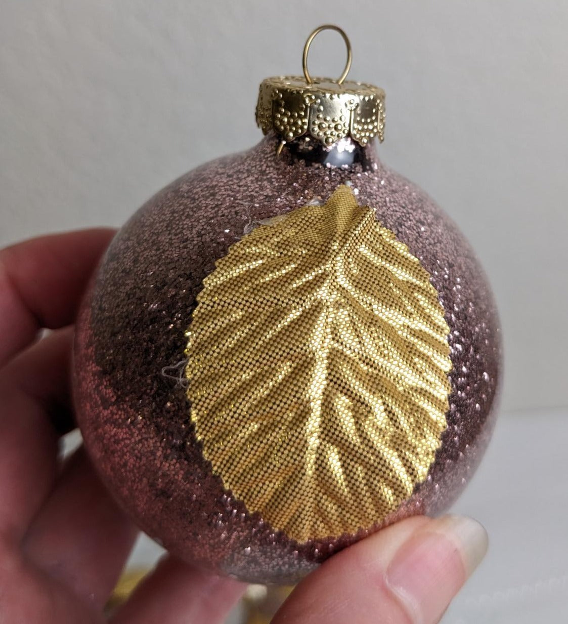 Pink Christmas Ornament Set