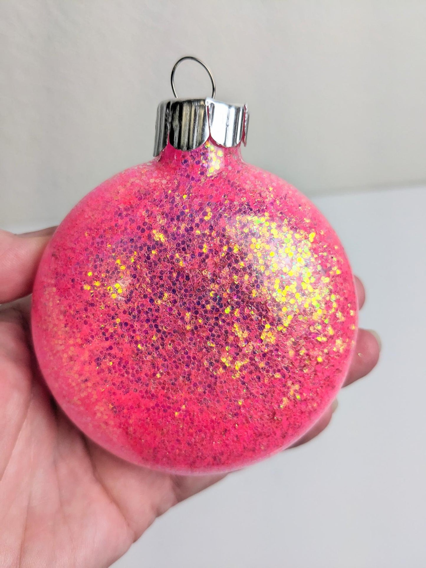 Bubble Gum Pink Christmas Ornaments