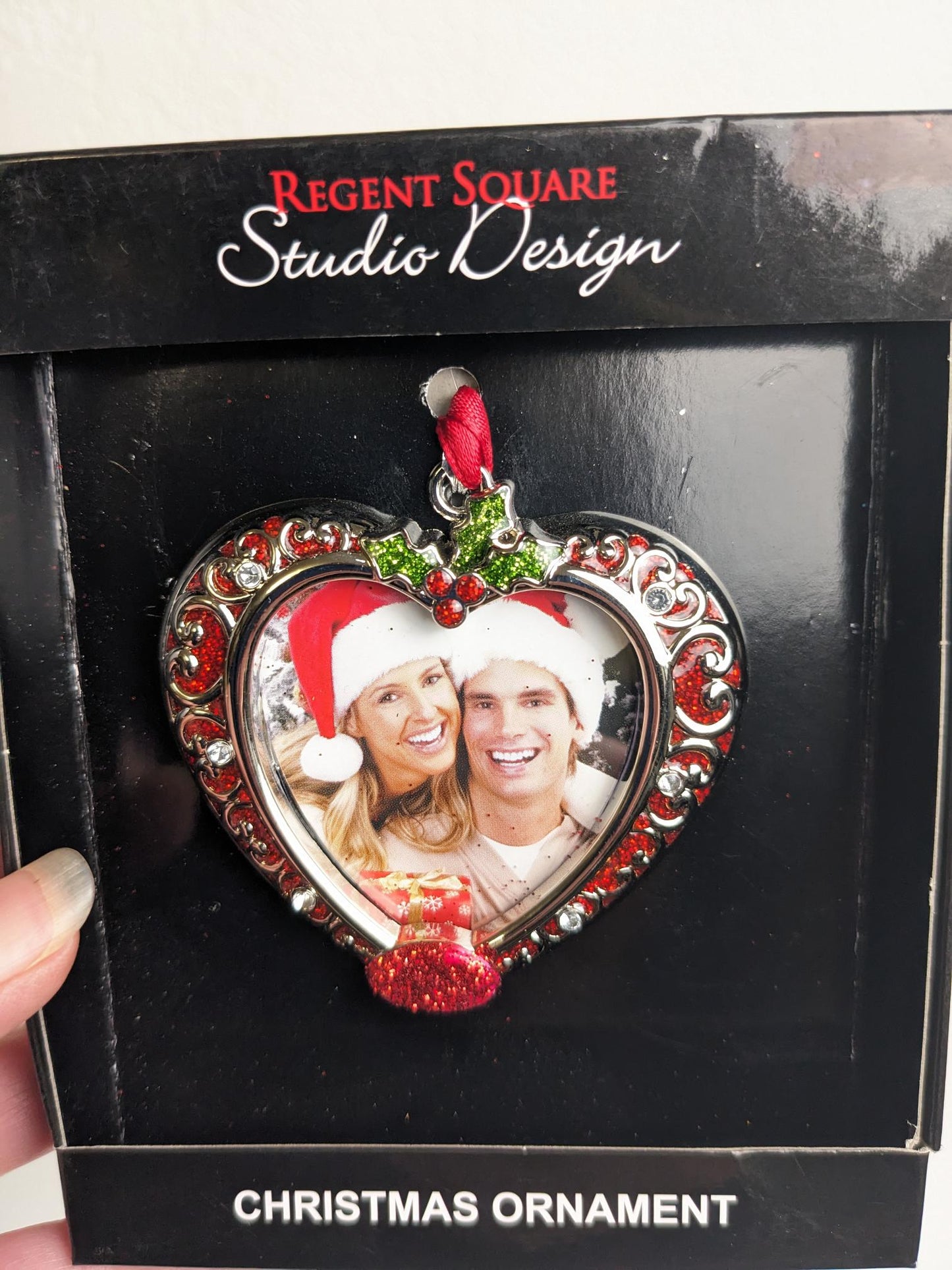 Heart Picture Frame Christmas Ornament