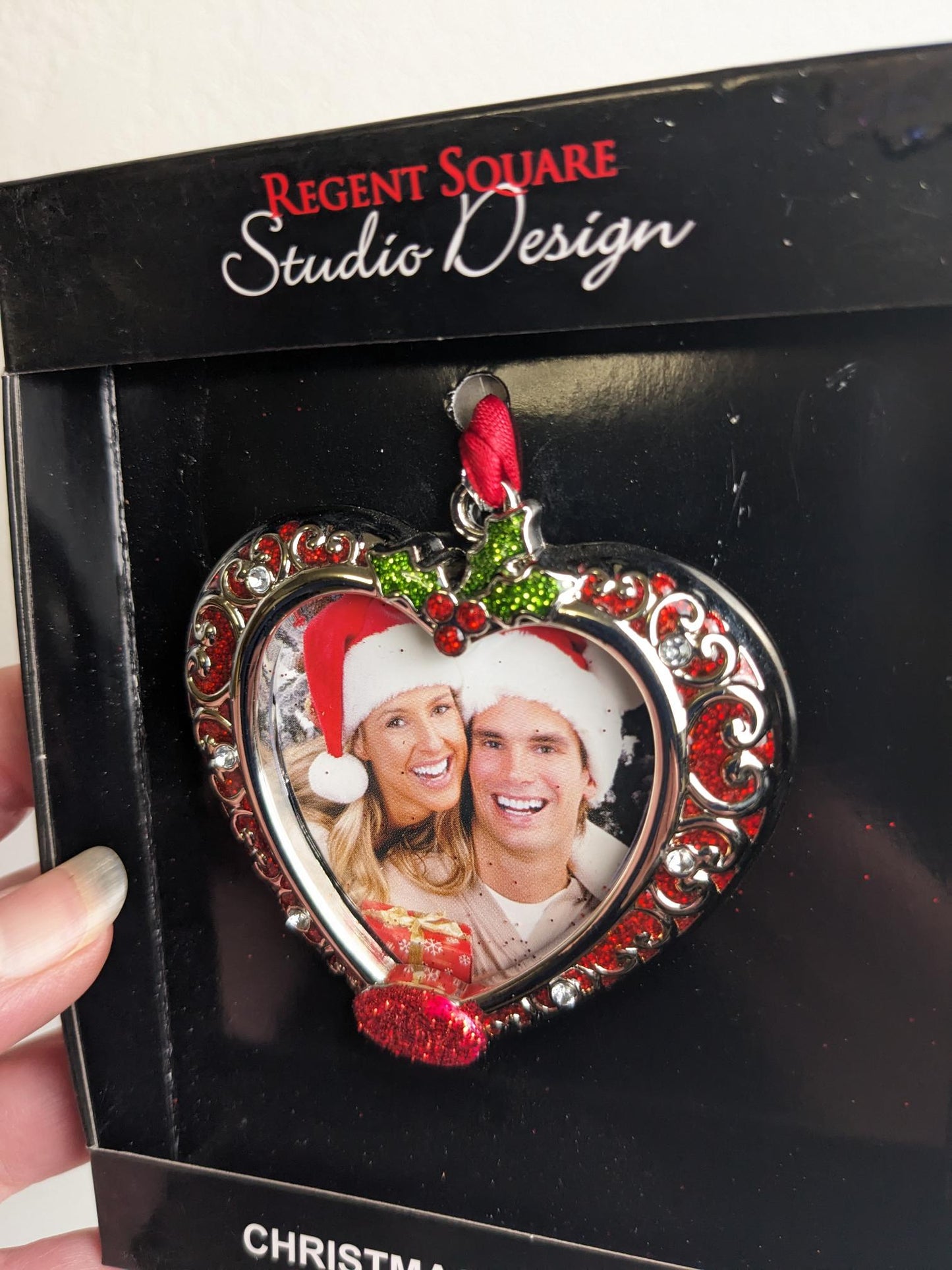 Heart Picture Frame Christmas Ornament