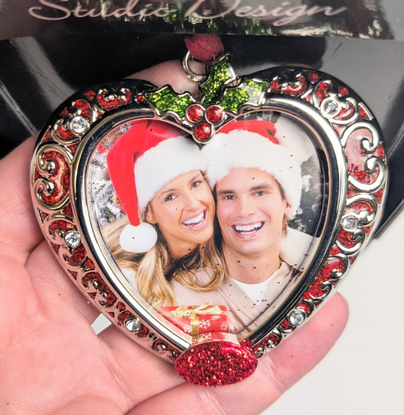 Heart Picture Frame Christmas Ornament