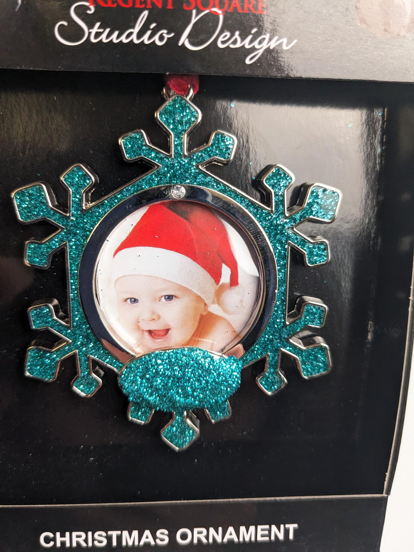 Snowflake Picture Frame Christmas Ornament