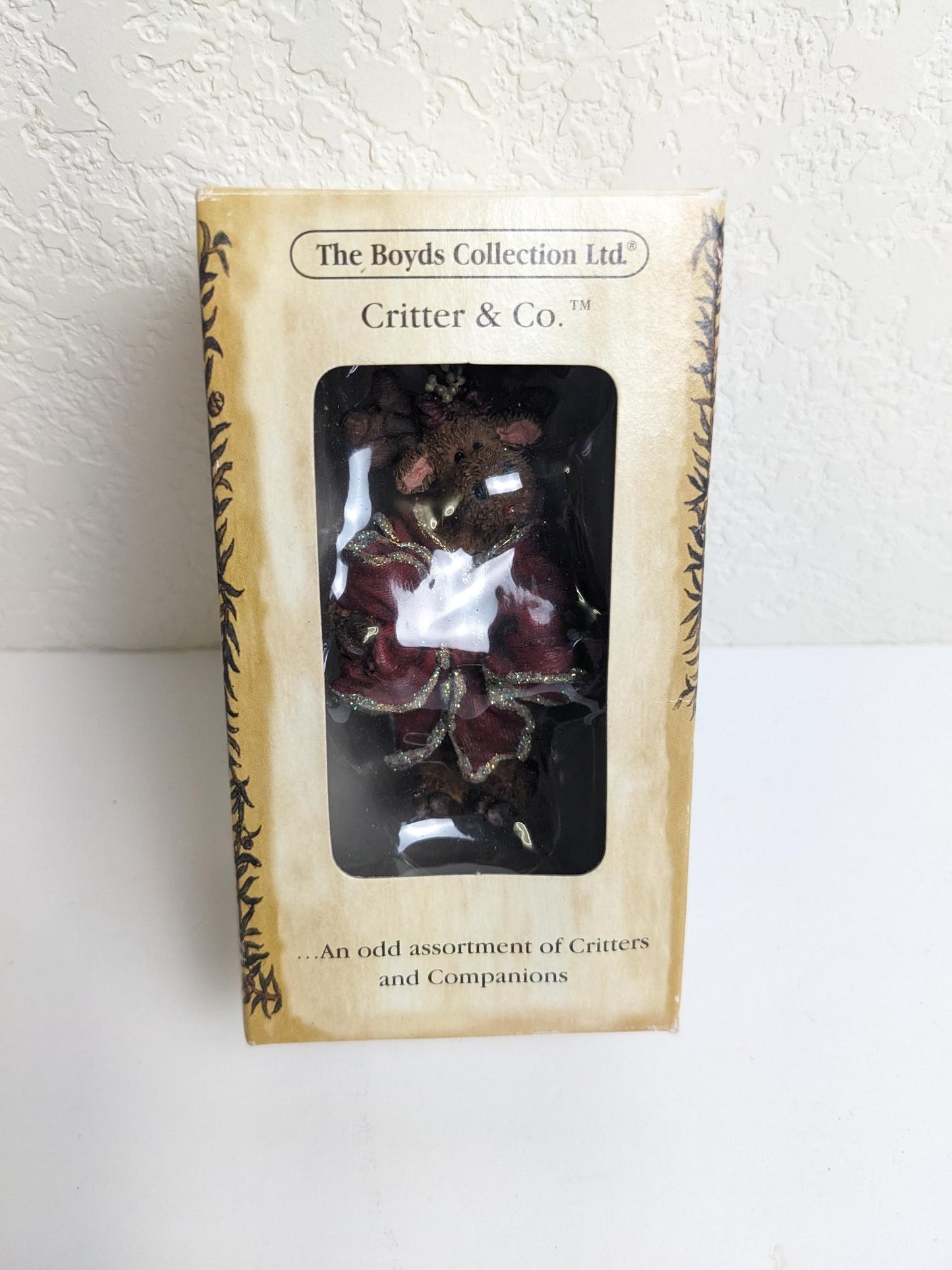 Boyds Monica Kissmoose Christmas Ornament