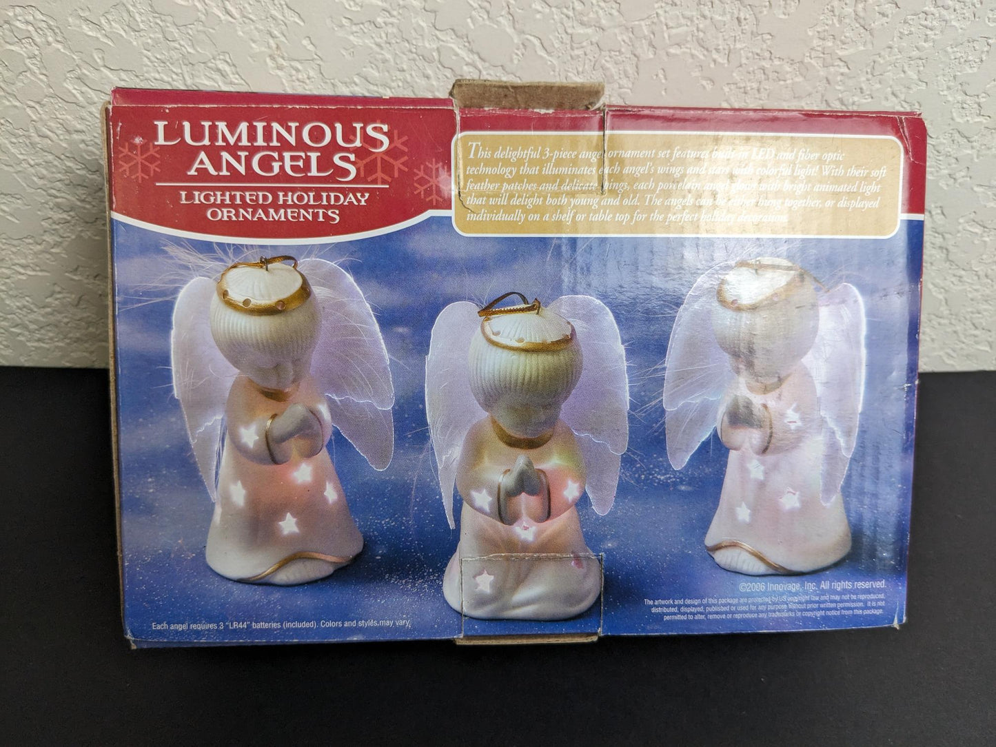 Luminous Angels Christmas Ornament Set