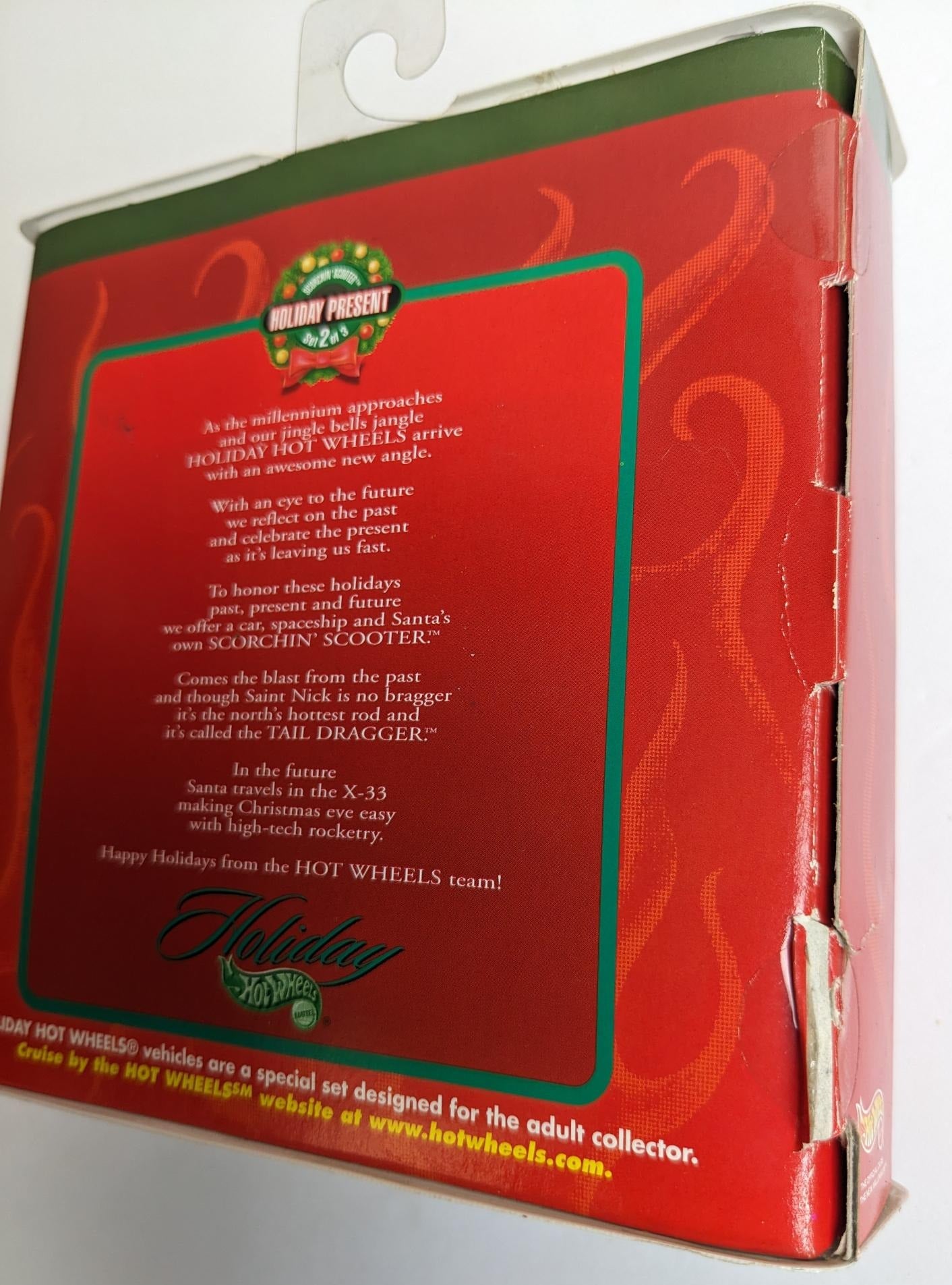 Hot Wheels Holiday Millennium 1998 Christmas Ornament