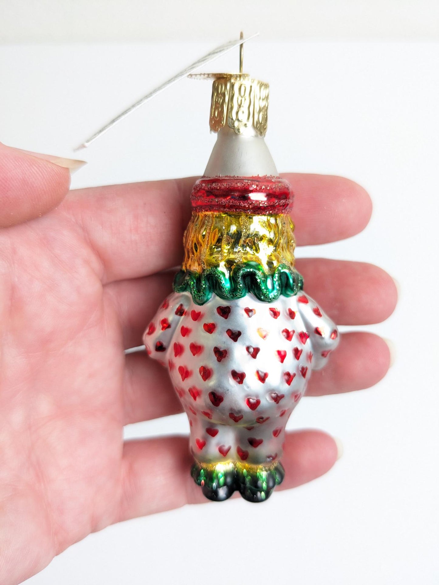 Valentine Clown Retired Old World Christmas Ornament
