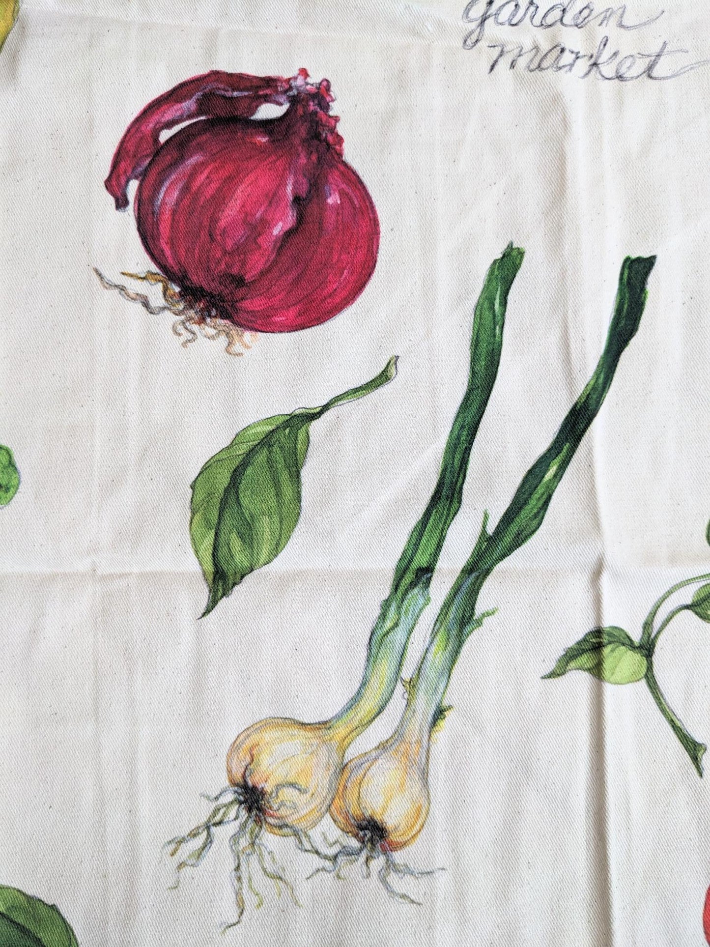 Tossed Veggies Sally Eckman Roberts Apron, NEW