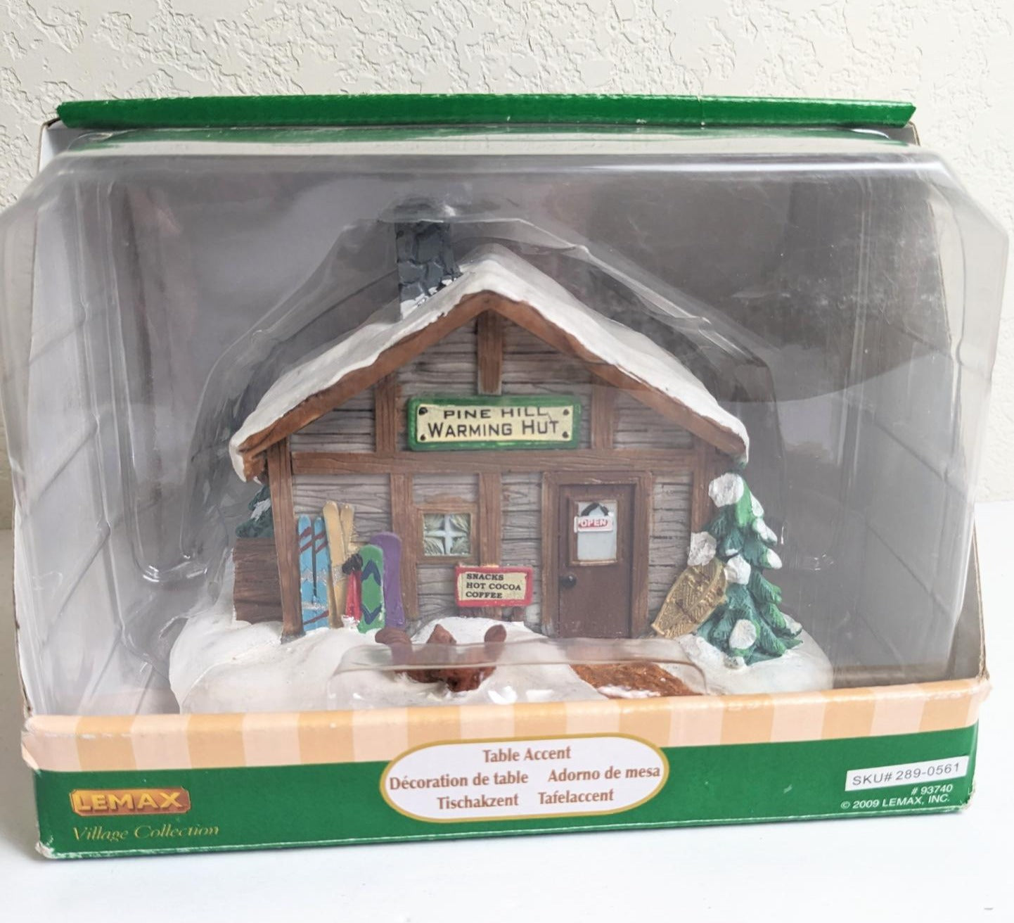 Lemax Pine Hill Warming Hut Christmas Village Accessory