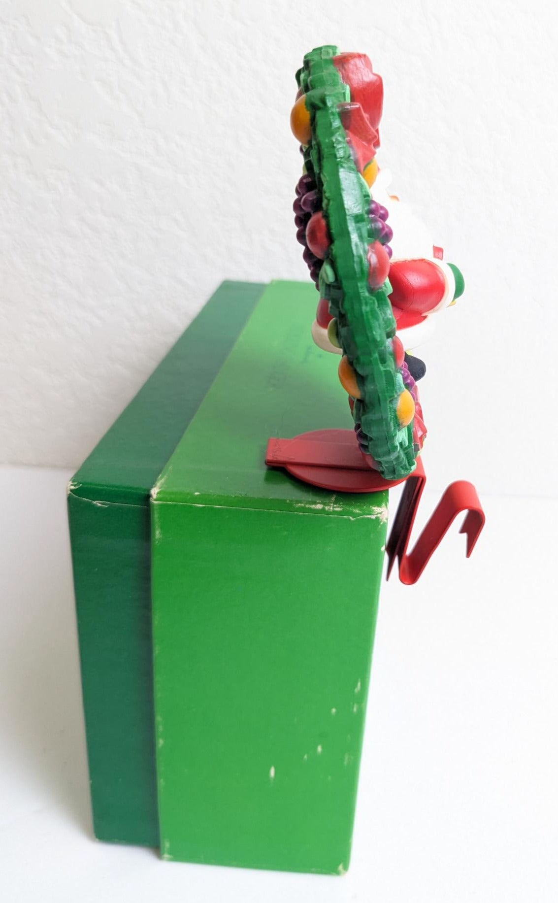 Vintage Hallmark Santa Claus Christmas Stocking Hanger