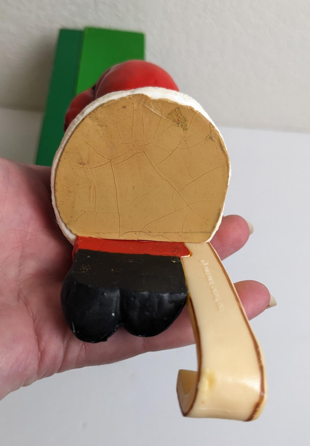 Vintage Hallmark Santa Claus Christmas Stocking Hanger