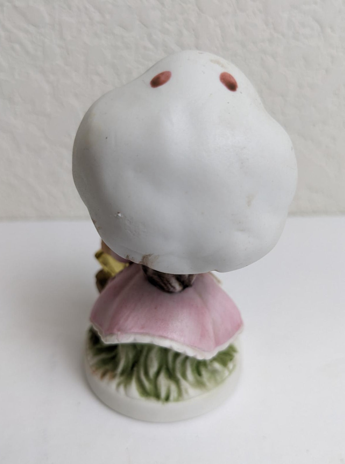 Lefton Girl with Wrapped Gift Figurine