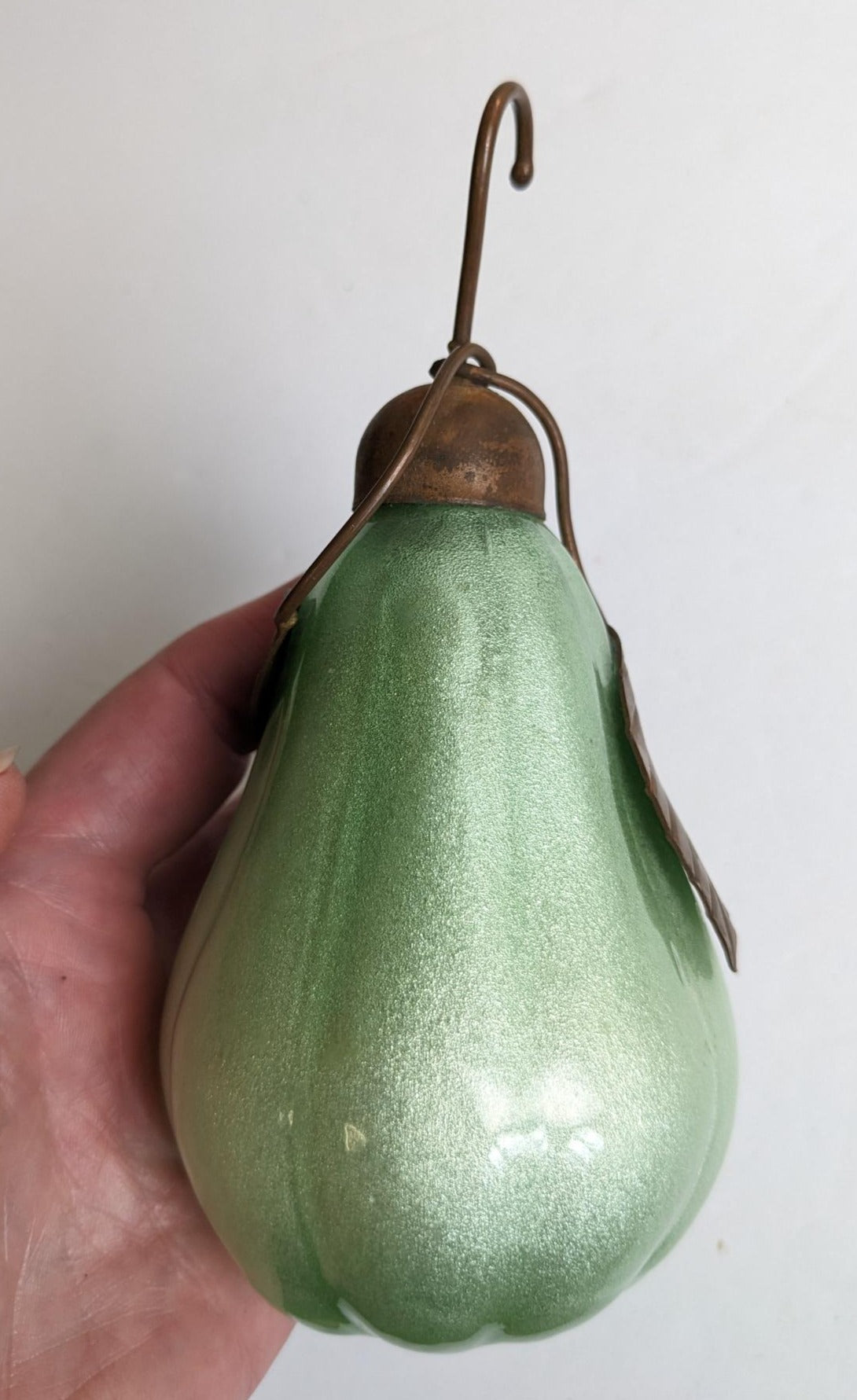Large Pear and Apple Christmas Ornaments