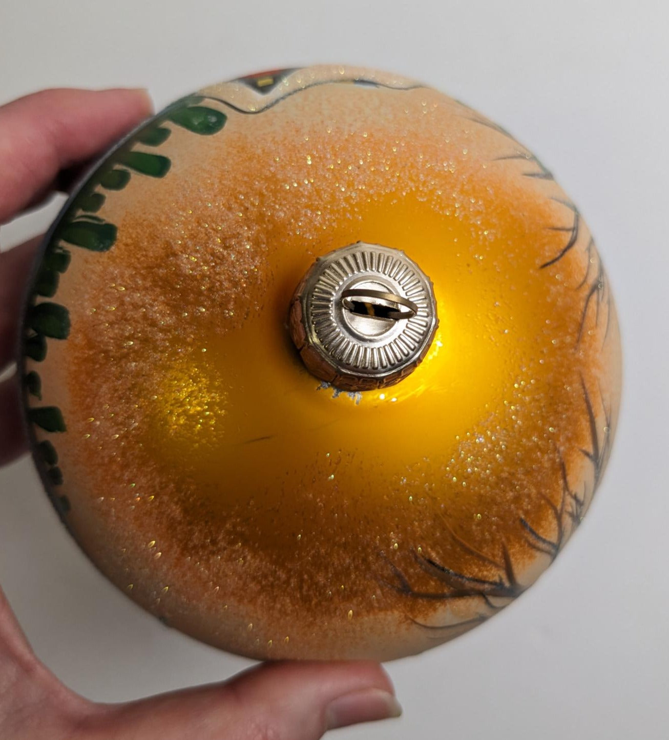 Large Hand Painted Christmas Ornament