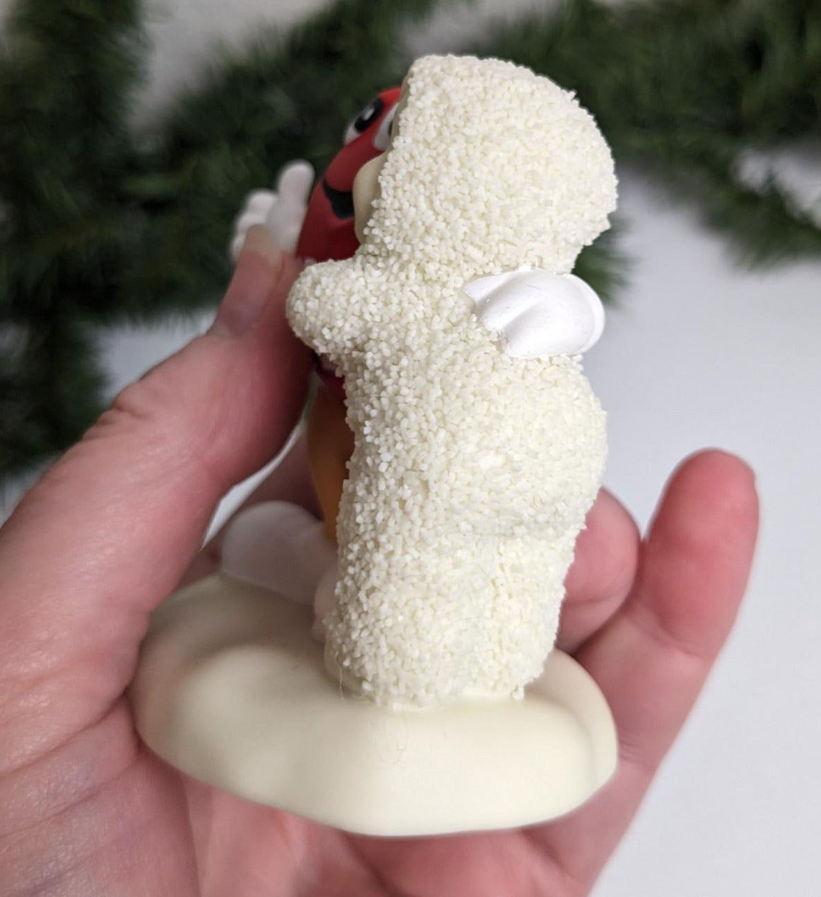 Snowbabies and M&M's 'Red is my Favorite Color' Dept 56 Figurine 2004
