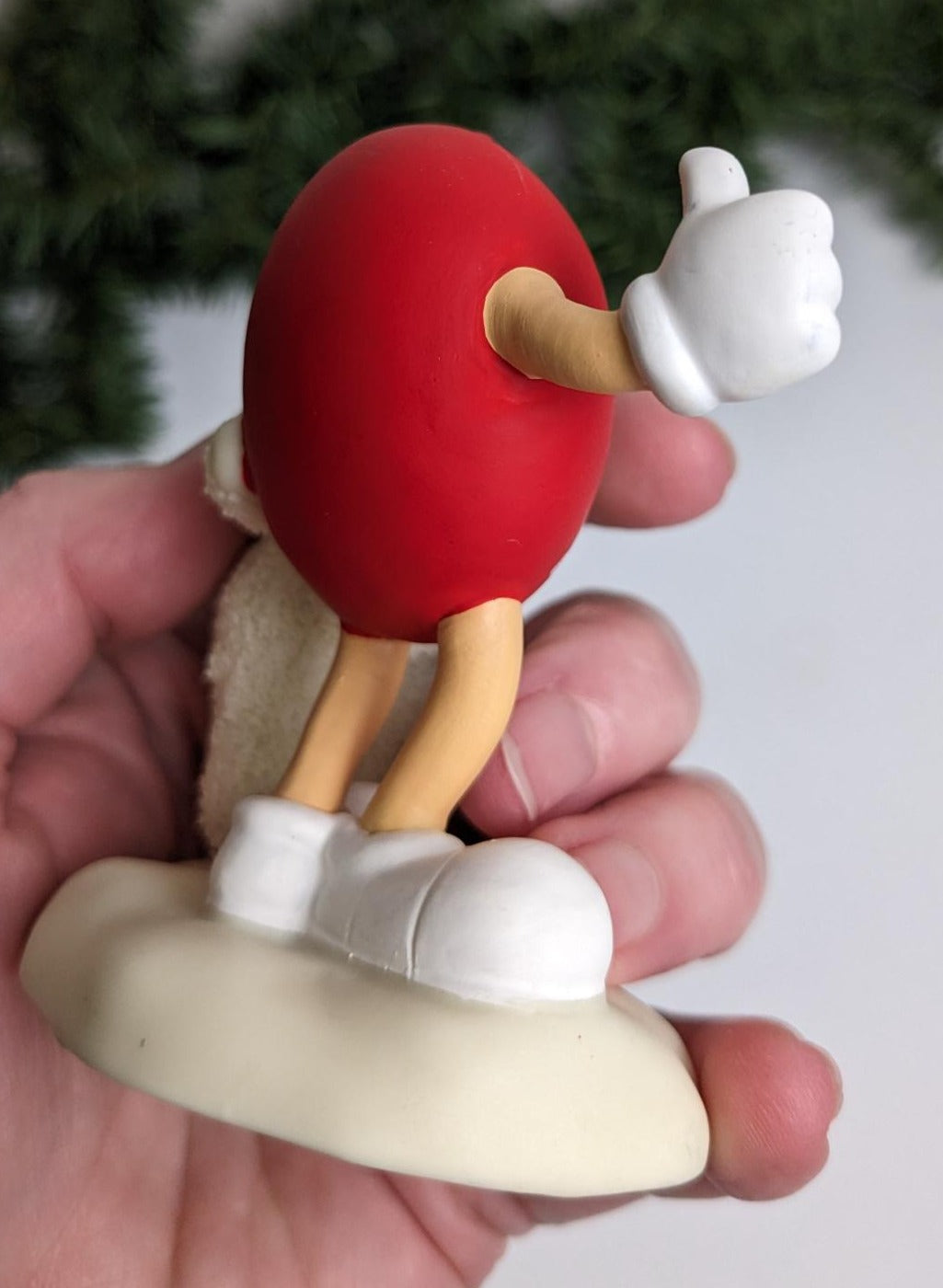 Snowbabies and M&M's 'Red is my Favorite Color' Dept 56 Figurine 2004