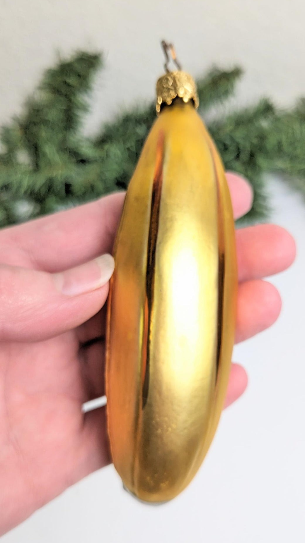 Banana Inge Glas Retired Old World Christmas Ornament