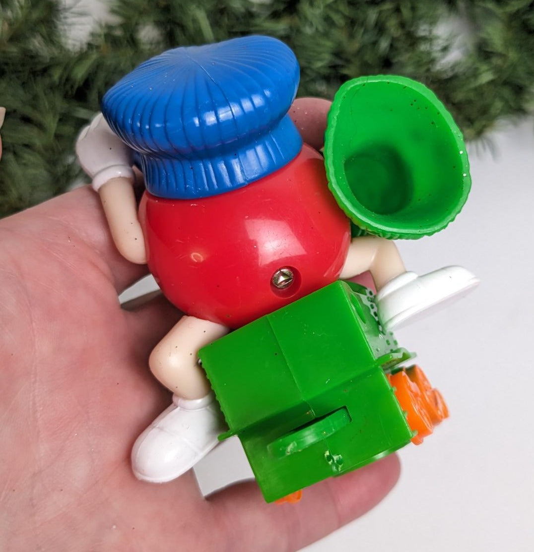 M&M Train Christmas Candy Tube Topper Toys