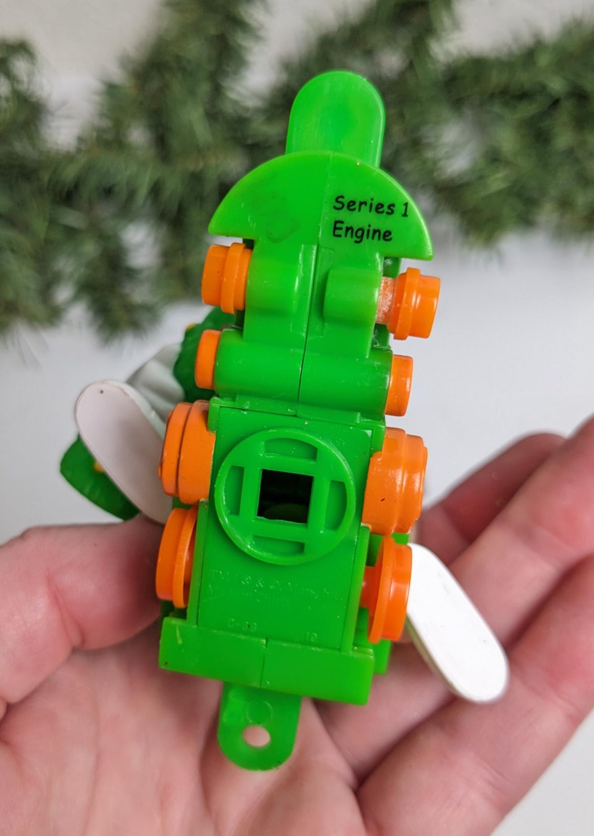 M&M Train Christmas Candy Tube Topper Toys