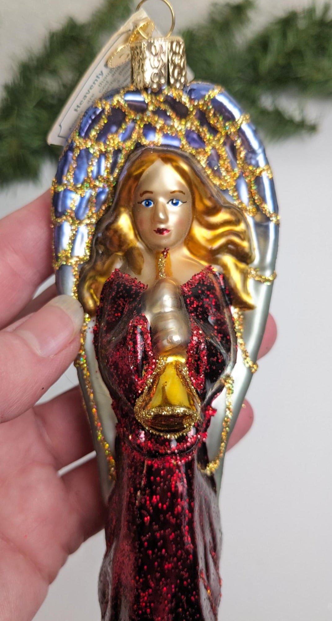 Heavenly Host Angel Retired Old World Christmas Ornament