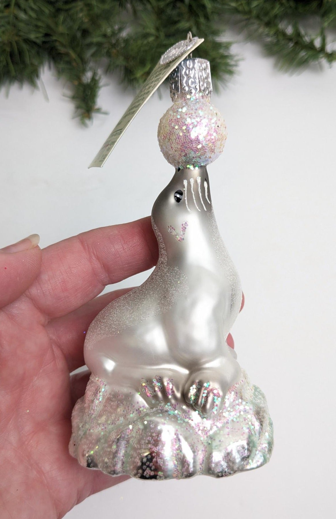 Artic Sea Lion Retired Old World Christmas Ornament