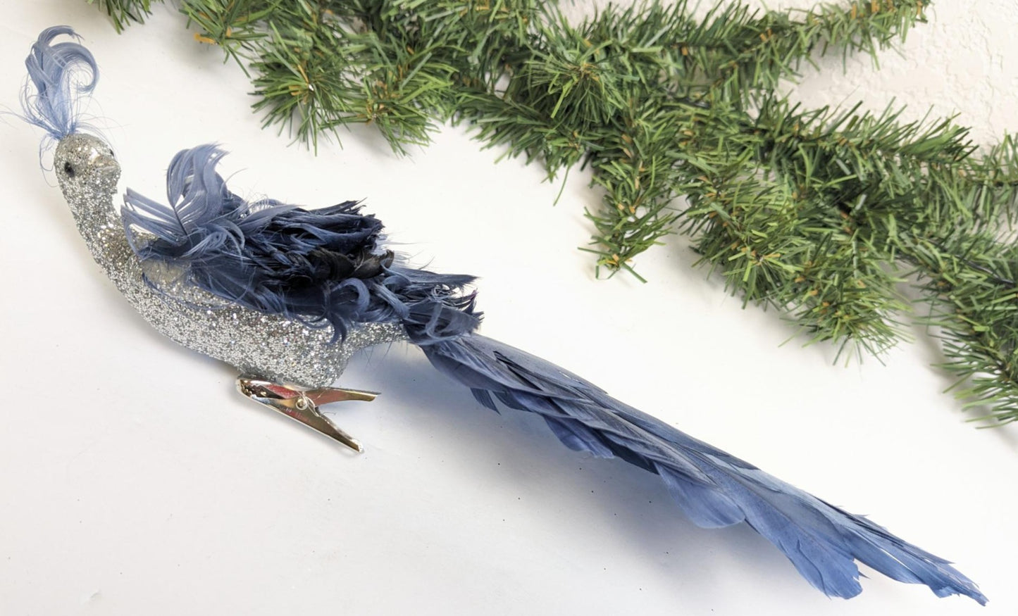 Peacock Clip Christmas Ornament