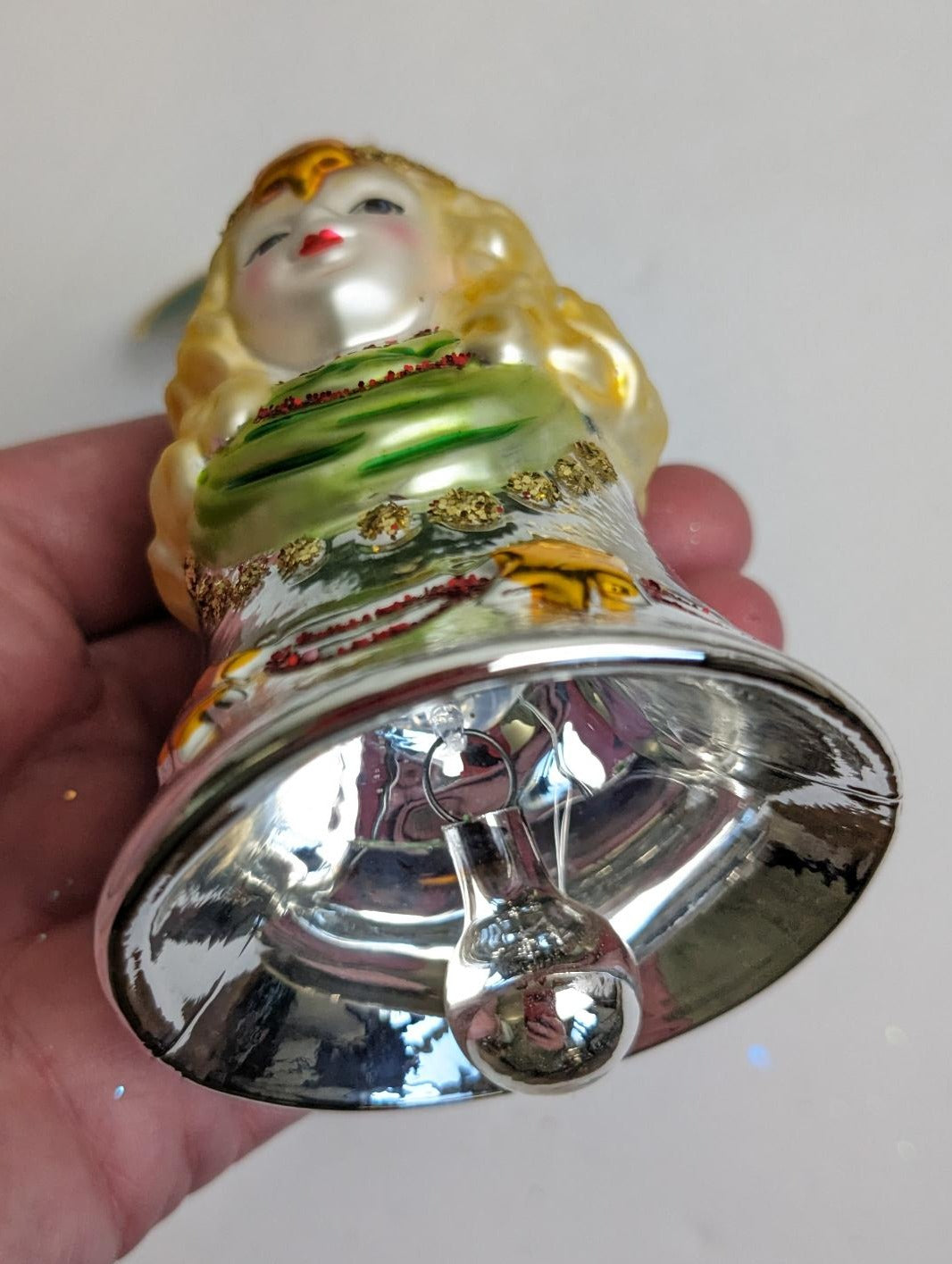 Angel Bell Inge Glas Retired 2003 Old World Christmas Ornament