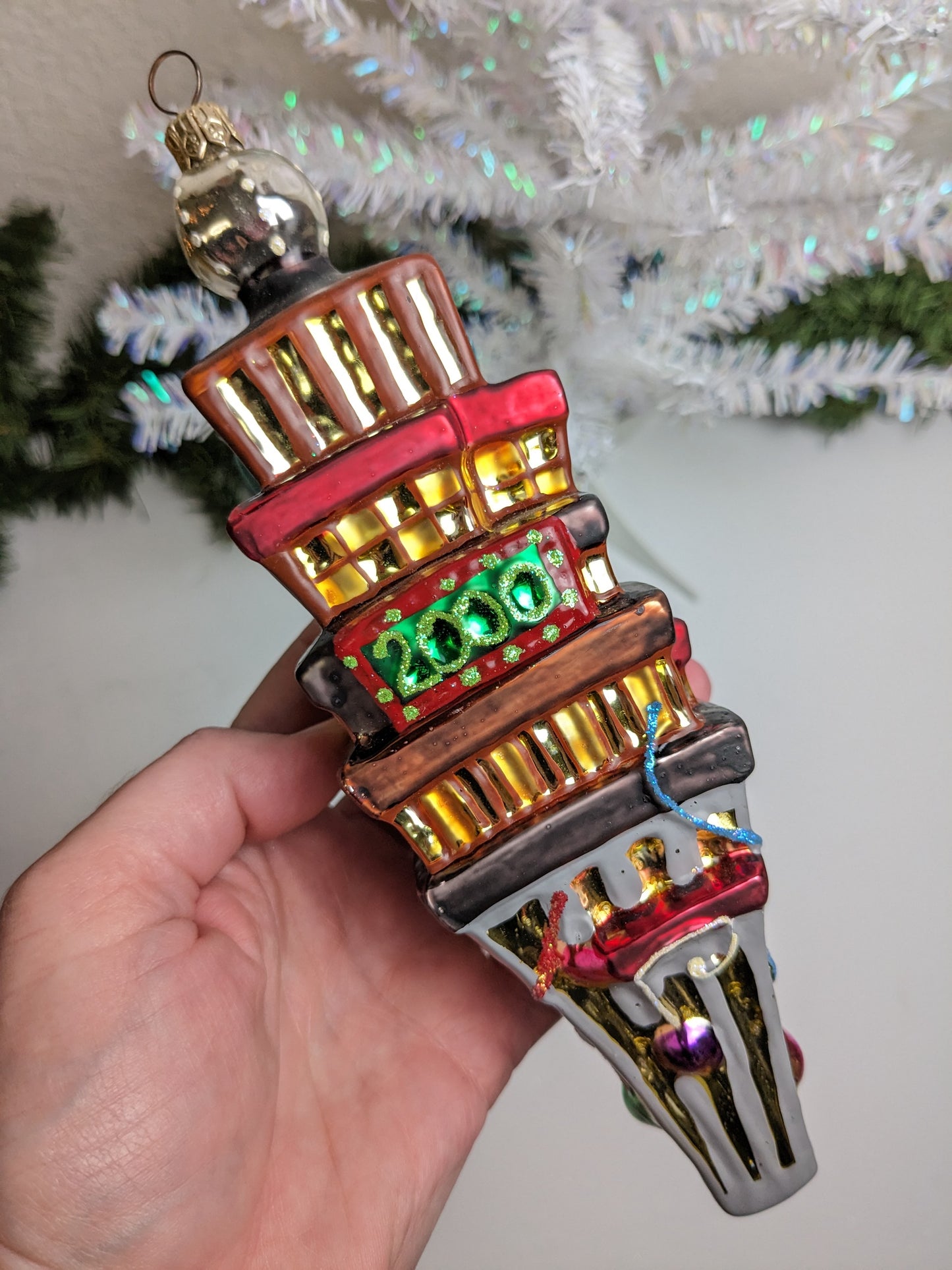New Years Times Square Retired Christopher Radko Christmas Ornament