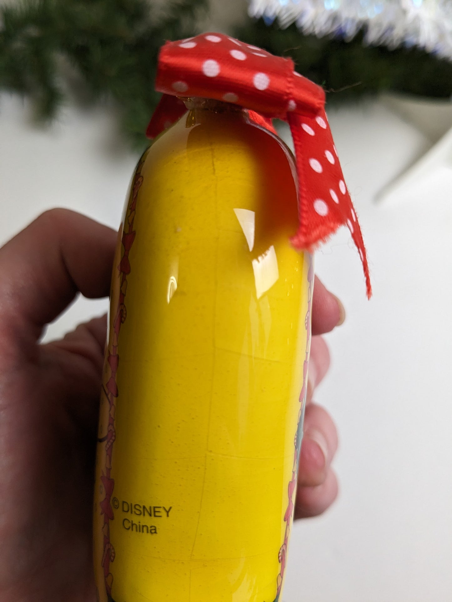 Mickey Mouse Bell Shaped Vintage Christmas Ornament