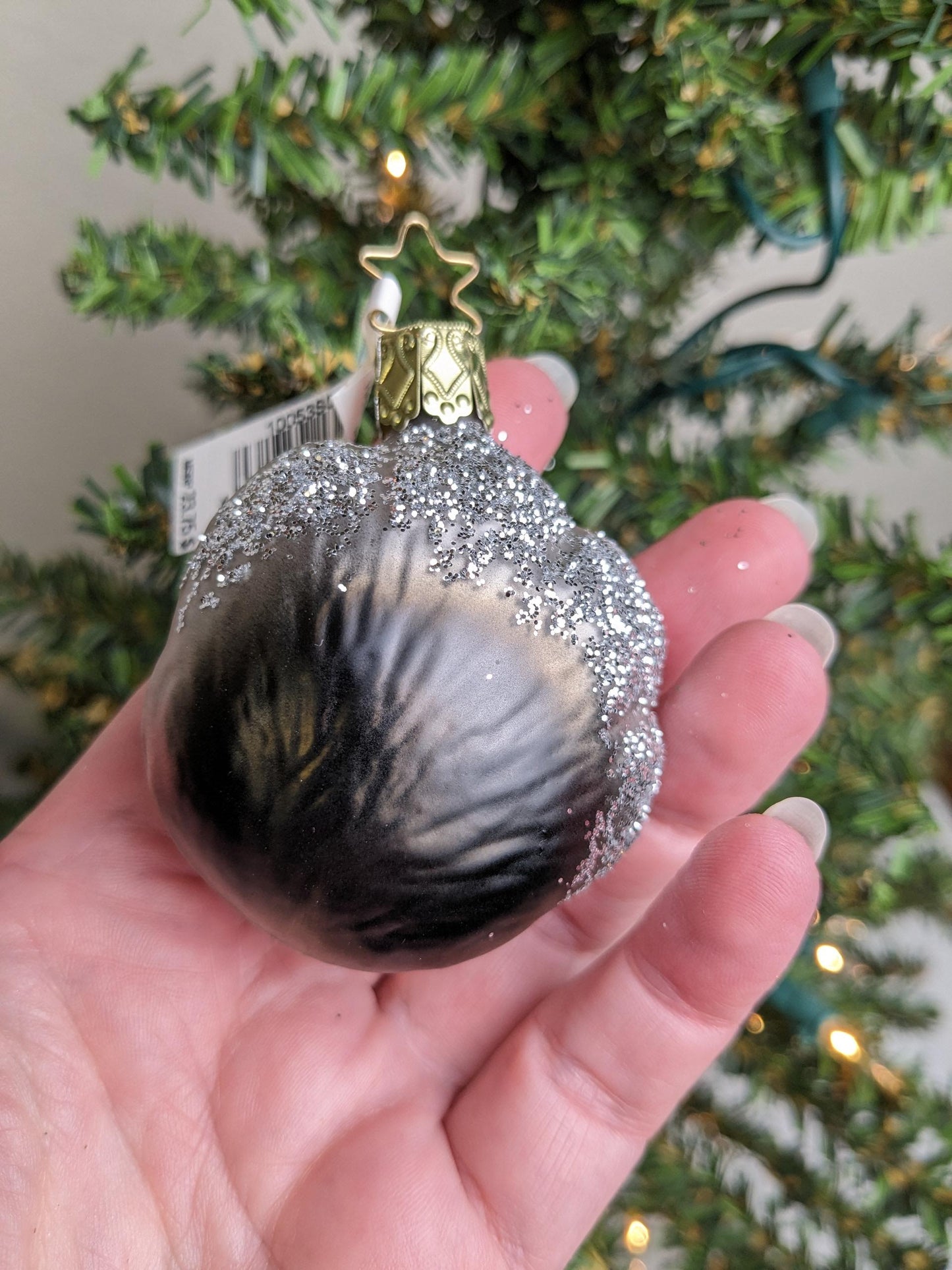 Paw Print Inge Glas Christmas Ornament NEW