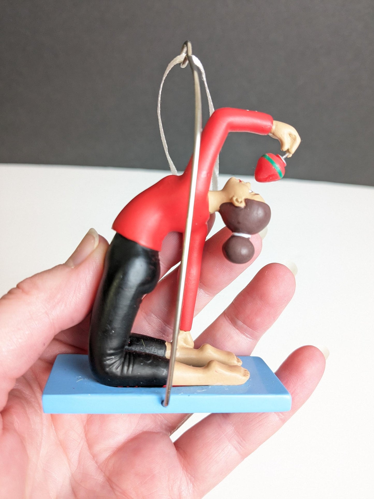 Yoga Pilates Girl with Ornament - Hallmark Keepsake Ornament